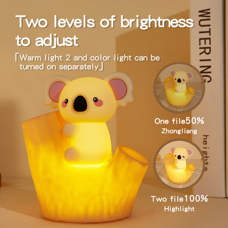 MeWaii® Mini Koala on Tree Branch Silicone Squishy Night Light Cute Perfect Gift